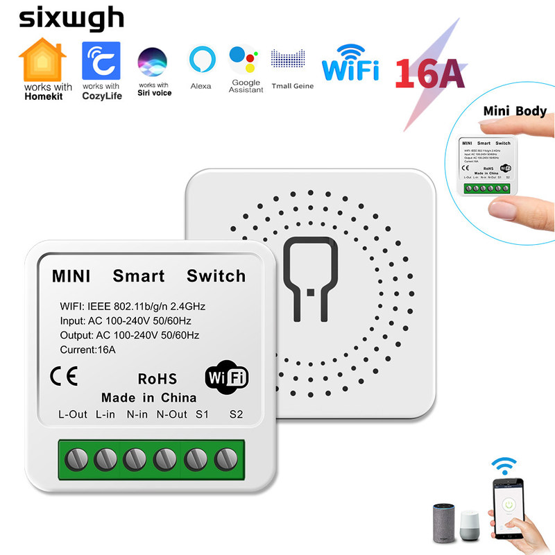 DIY Homekit Smart Switch MINI Smart Home Modifier Tuya Zigbee Модуль ретрансляции поддержка дистанционного и голосового управления легкая установка
