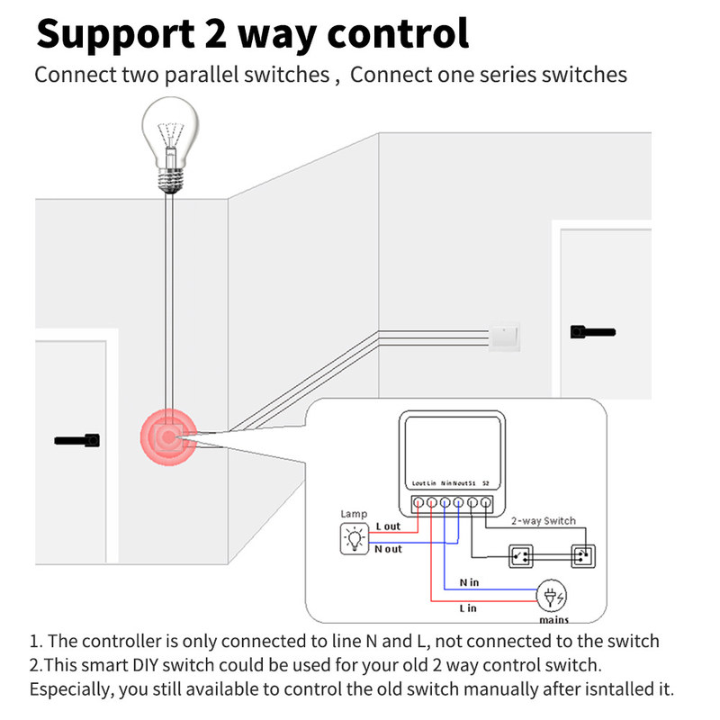 Tuya Wifi App Timing Home Smart Switch Socket WiFi Smart Switch Interruptor Intelligente Relay поддержка голосового управления