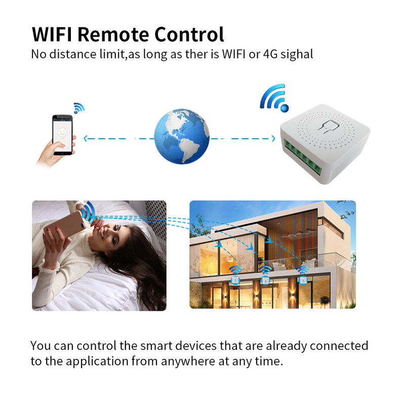 Модуля выключателя переключателя Tuya 16A 10A Wifi таймер реле голоса переключателя дистанционного управления ПРИЛОЖЕНИЯ жизни умного умный
