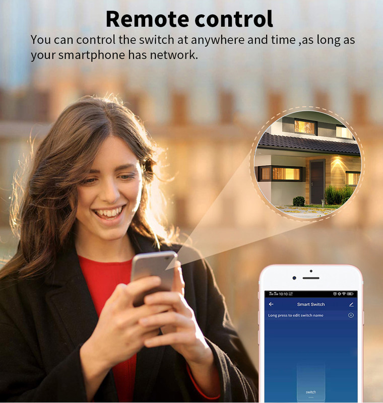 Tuya Alexa Timer Smart Switch 10A Модуль ретрансляции Работа Удаленный умный переключатель поддержка Google Alexa голосовое управление легкая установка