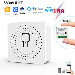 DIY MINI Homekit Настенный переключатель кнопки Модификатор Реле Модуль Работа с tuya wifi приложение поддержка функции голосового управления