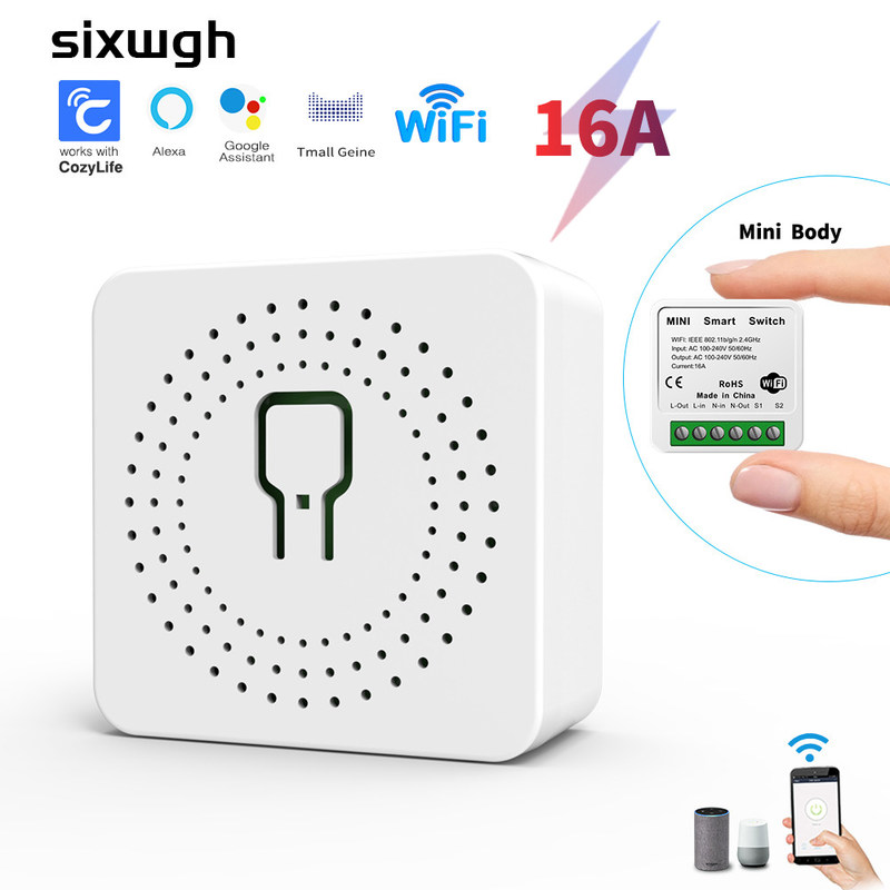 Tuya Wifi App Timing Home Smart Switch Socket WiFi Smart Switch Interruptor Intelligente Relay поддержка голосового управления