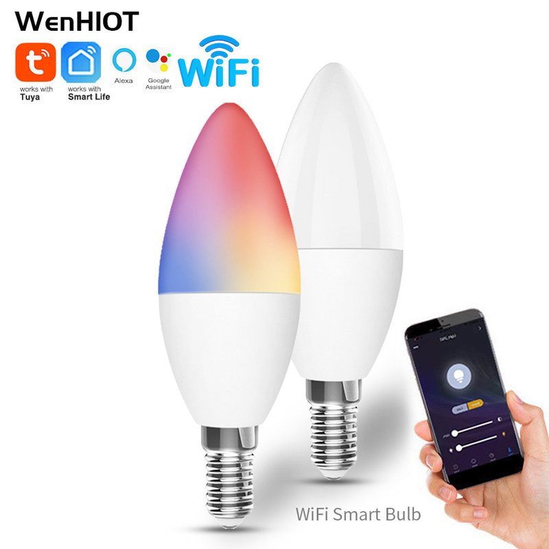 10 Вт умный Wifi светодиодный лампочка - 60 мм * 118 мм Размер - совместим с Android IOS