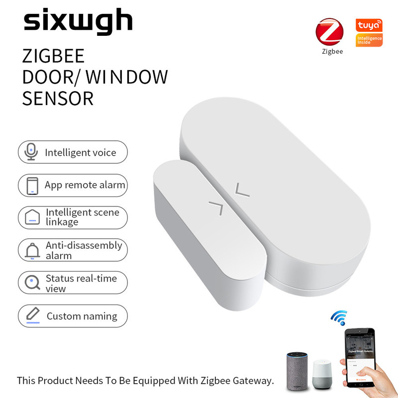 Двери датчика сигнала тревоги граффити датчики окна двери ZigBee умной магнитные умные беспроводные