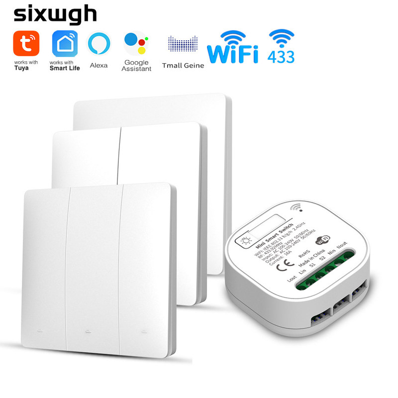 беспроводные собственная личность Homekit Wifi 3 переключателя дистанционного управления 2.4GHz ключевая на переключателе