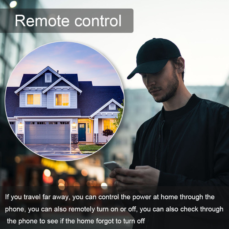 Tuya WiFi Smart Circuit Breaker Switch Single Phase Metering Over Current Remote Mobile Control Timer многофункциональный таймер для дистанционного управления мобильными устройствами