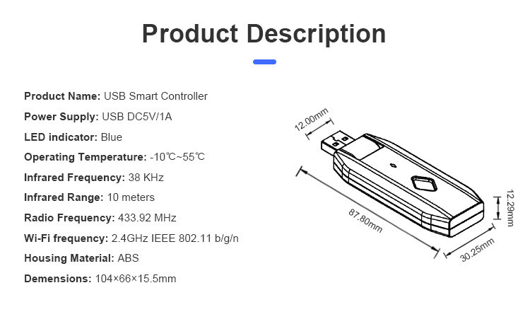Версия USB универсальная Homekit Smart Switch Регулируемое напряжение 3V-5V легко портативный и поддержка дистанционного управления многие функции