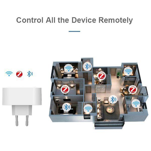 SIXWGH Tuya SmartLife Multi-Protocol Gateway Zigbee 3.0 + для + BLE Mesh Hub Wi-Fi Работает с Alexa/Google Home