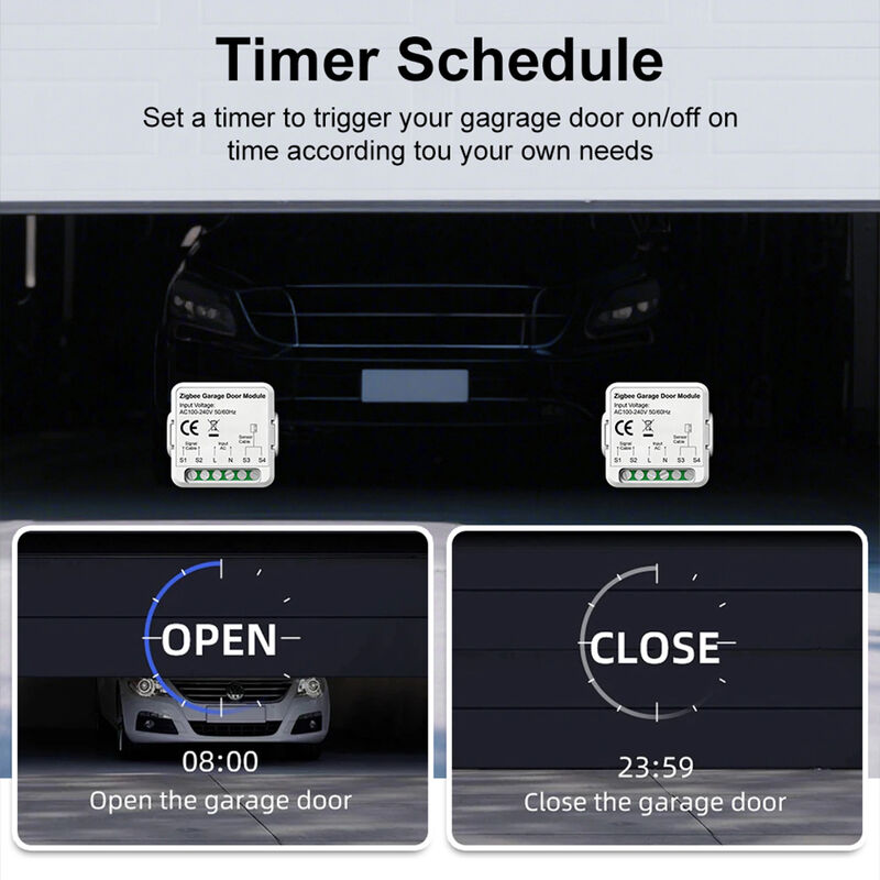 SIXWGH WiFi Zigbee Garage Door Opener Smart Switch Module Tuya Smart Life App совместимый дистанционный управляющий таймер График работы