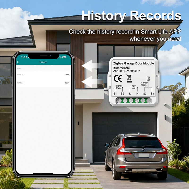 SIXWGH WiFi Zigbee Garage Door Opener Smart Switch Module Tuya Smart Life App совместимый дистанционный управляющий таймер График работы