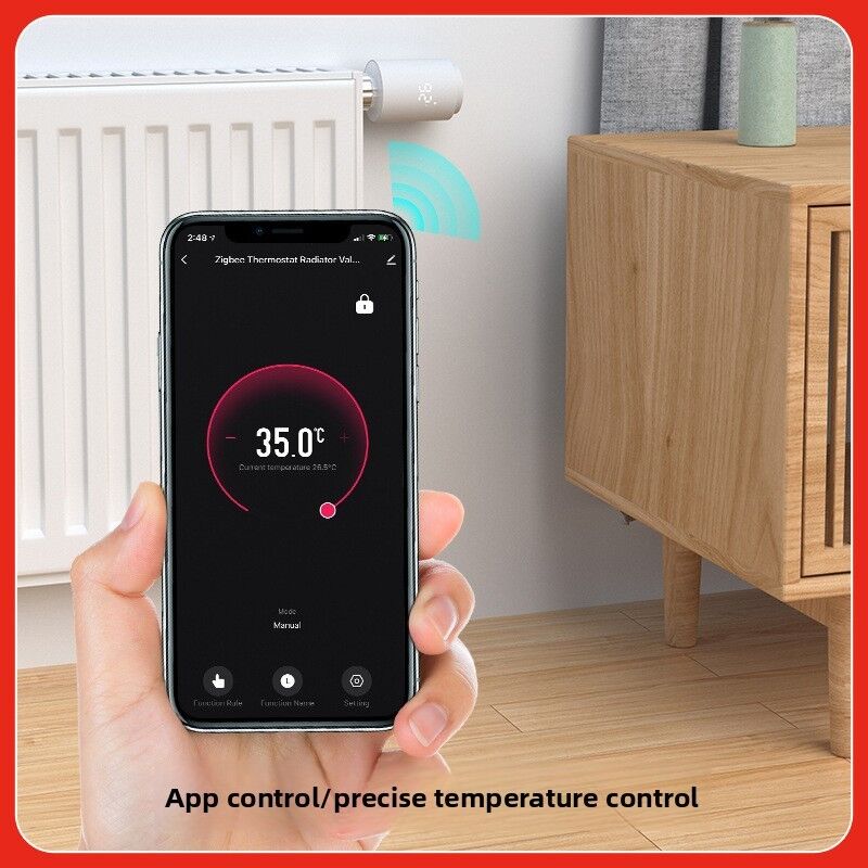 SIXWGH Tuya Zigbee & Wi-Fi Smart LCD сенсорный экран Термостатический радиатор клапан Программируемый контроль температуры APP Голос Эко Дом