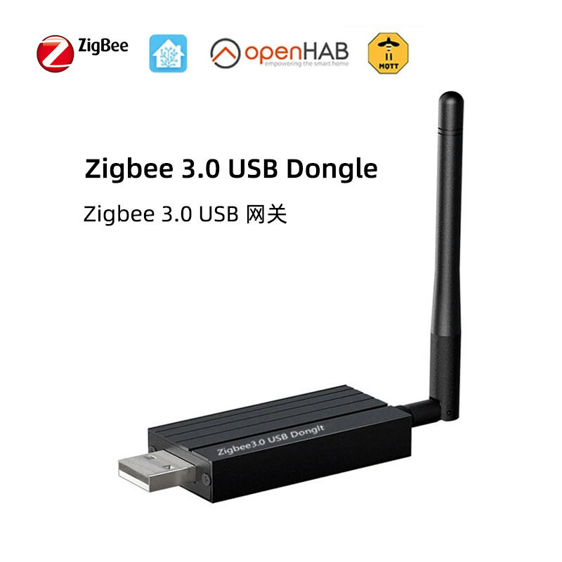SIXWGH Zigbee 3.0 USB Dongle Plus Универсальный беспроводной шлюз для умного дома с усилением +20 дБм для Home Assistant Zigbee2MQTT, OpenHAB