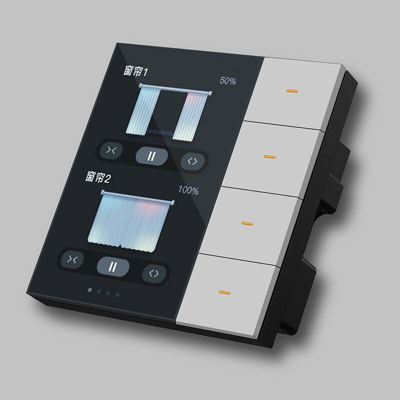 SIXWGH Smart Life Smart Touch Wall Switch 4 Gang WiFi Zigbee Panel Радарный датчик Красочный индивидуальный роскошный дом Отель Офис