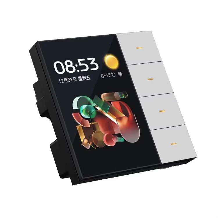 SIXGWH для Zigbee Smart Touch Switch Pro 4-Gang Радарный датчик Цветовой Температурный Температурный Температурный Завес IP66 водонепроницаемый 220V Smart Life