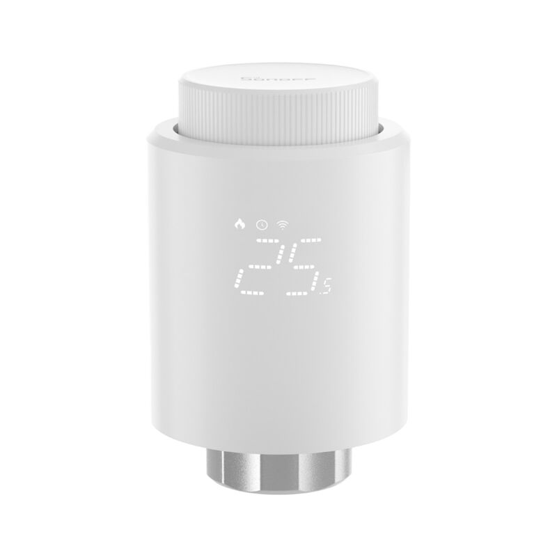 SIXWGH Tuya Zigbee Умный термостатический радиатор клапан TRV APP голосовое управление Автоматическое расписание Дизайн панели Совместимо с Alexa / Google Home