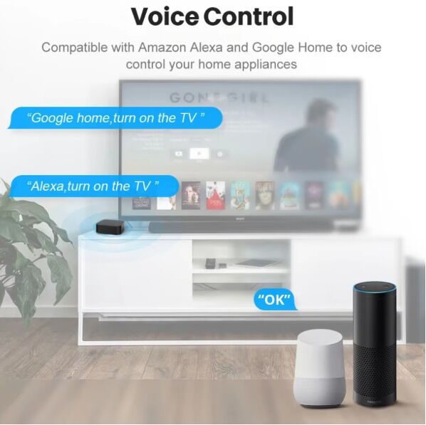SIXWGH Tuya Smart Пульт ДУ США/ЕС/PL Совместимость с Alexa Google Home Покрытие 360° Сертификация FCC Zigbee Умный ИК-пульт ДУ 5V WiFi