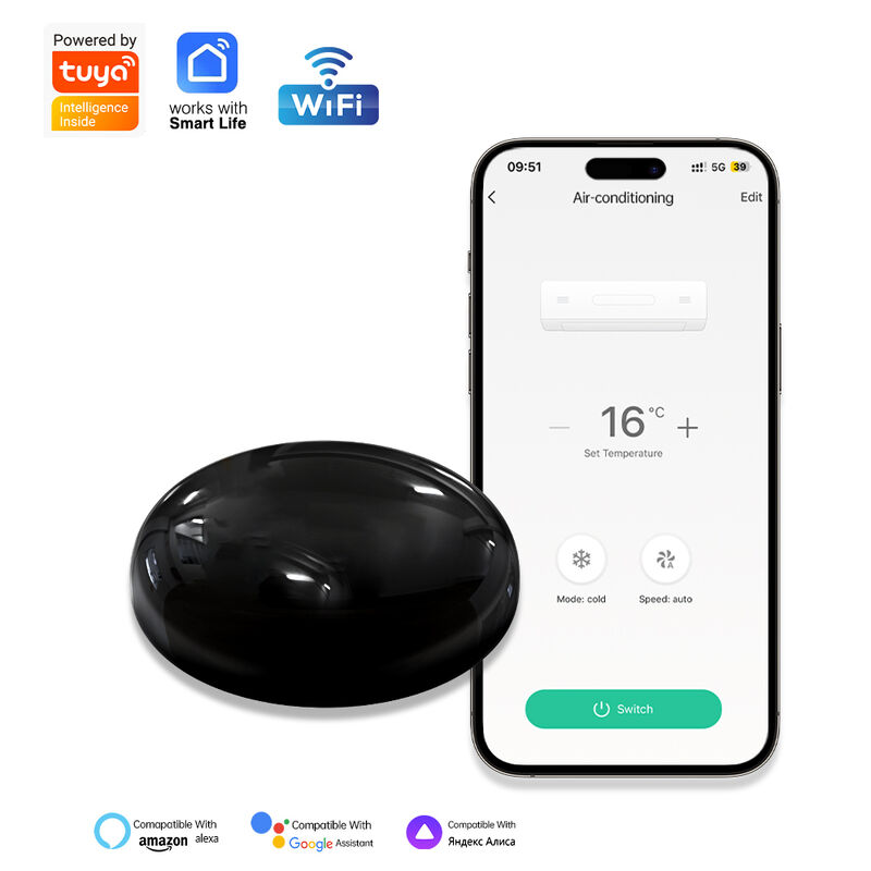 Умный дом SIXWGH WiFi голосовое управление кондиционером совместимость с Alexa Google Home TuyaApp универсальный инфракрасный с питанием от Type-C ИК