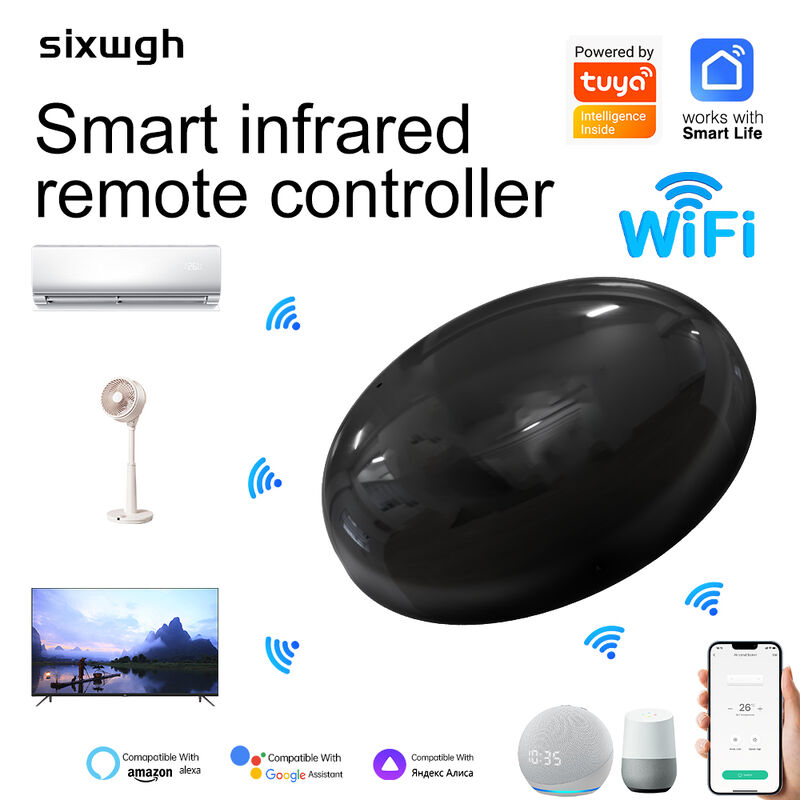 Умный дом SIXWGH WiFi голосовое управление кондиционером совместимость с Alexa Google Home TuyaApp универсальный инфракрасный с питанием от Type-C ИК