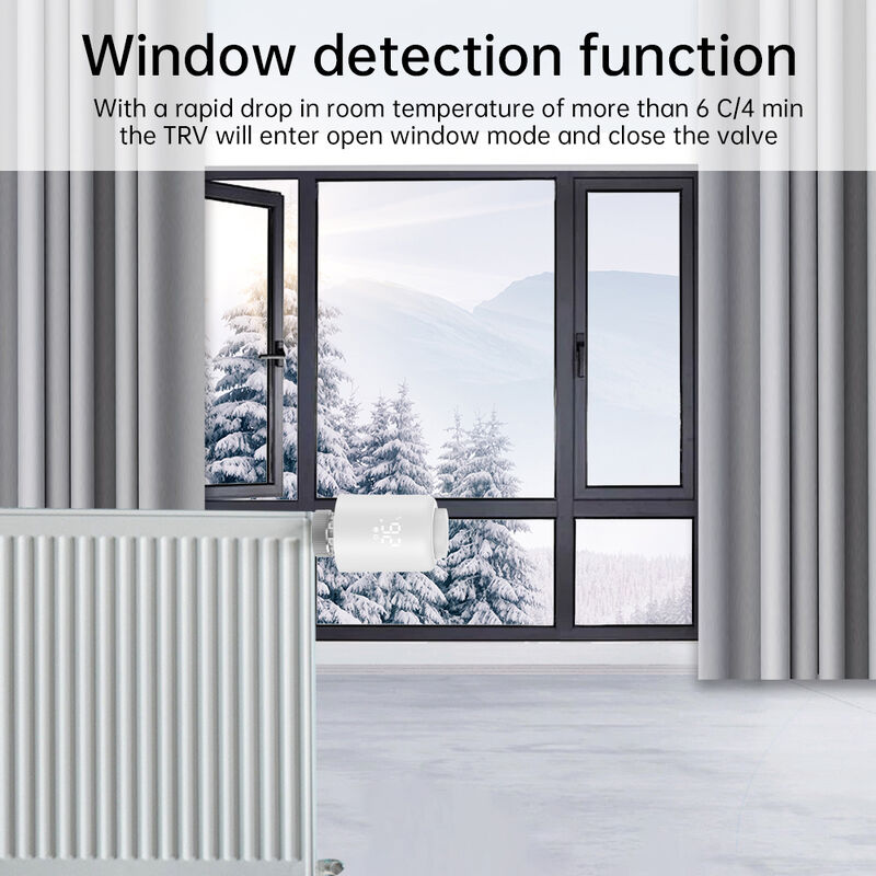 SIXWGH Tuya Zigbee 3.0 TRVL Умный термостат OLED радиаторный привод клапан программируемый контроллер температуры Android Flip Home