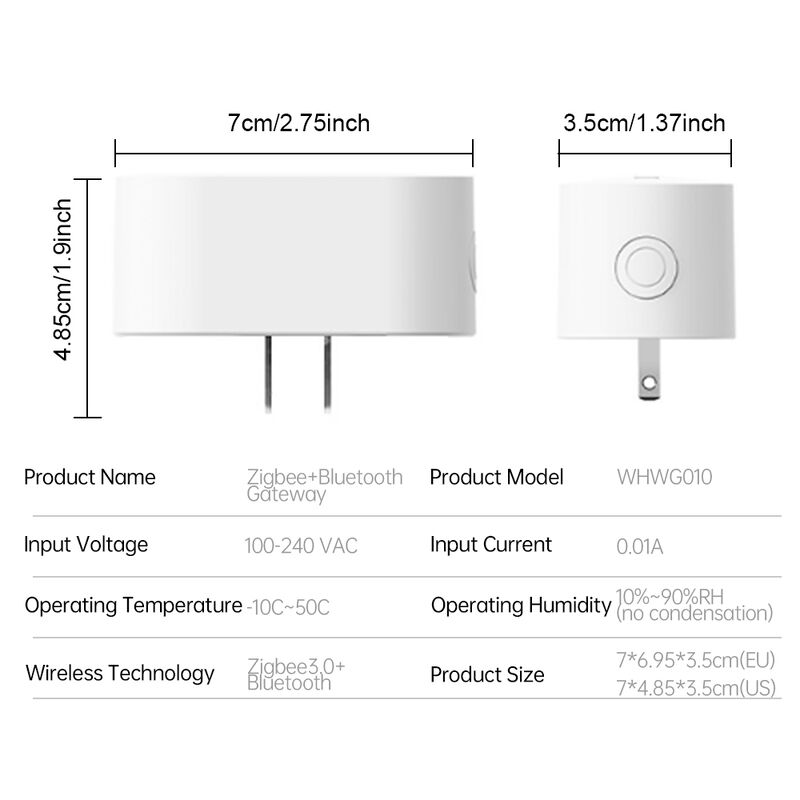 SIXWGH Smart Life Tuyz Zigbee для Bluetooth Gateway Hub 3-в-1 Многопротокольное зарядное устройство USB Alexa/Google Home Умные домашние устройства