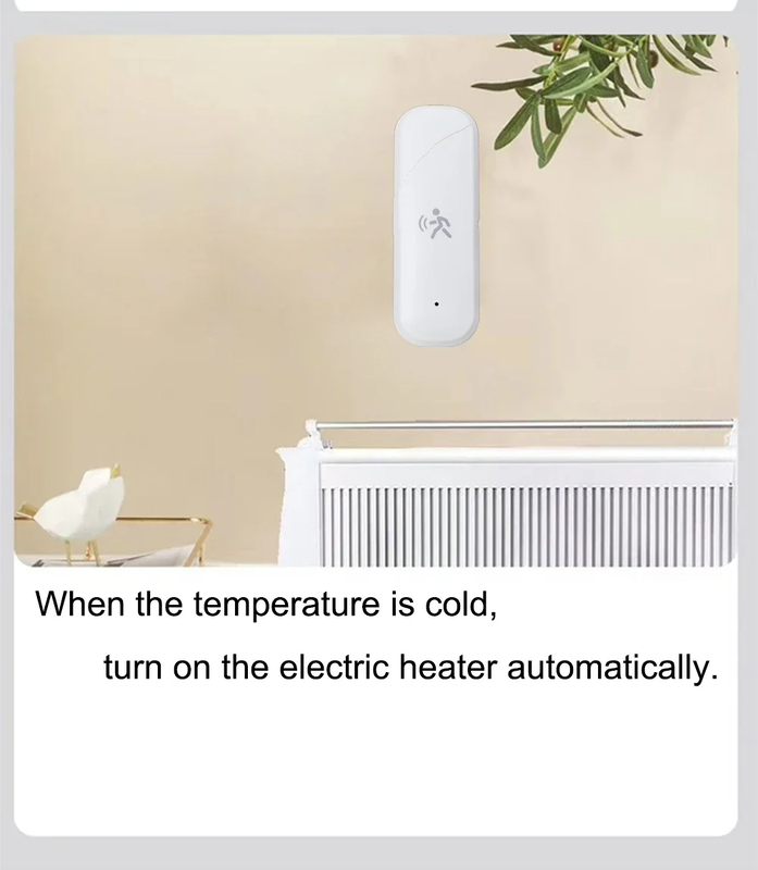 4 in 1 Zigbee Tuya mmWave Radar Human Motion Sensor | Brightness, Temperature, Humidity Detection Smart Sensor