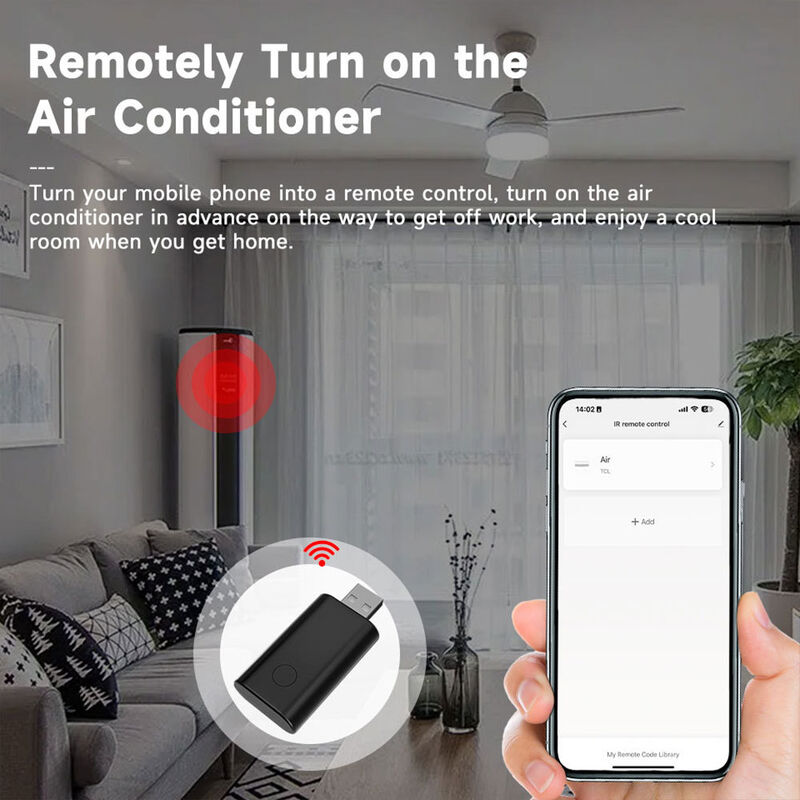 Tuya Smart USB IR Remote Control, Wi-Fi Universal Infrared Remote Hub, DIY Learning & Timing Function, Smart Home Controller for IR Appliances