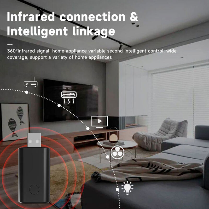 Tuya Smart USB IR Remote Control, Wi-Fi Universal Infrared Remote Hub, DIY Learning & Timing Function, Smart Home Controller for IR Appliances