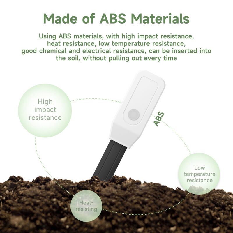 Smart Soil Tester Sensor, Zigbee/WiFi/Bluetooth Soil Moisture & Temperature Monitor with APP Remote Control, Real-Time Data Collection, Low Battery Alert, for Garden Greenhouse Indoor Plants