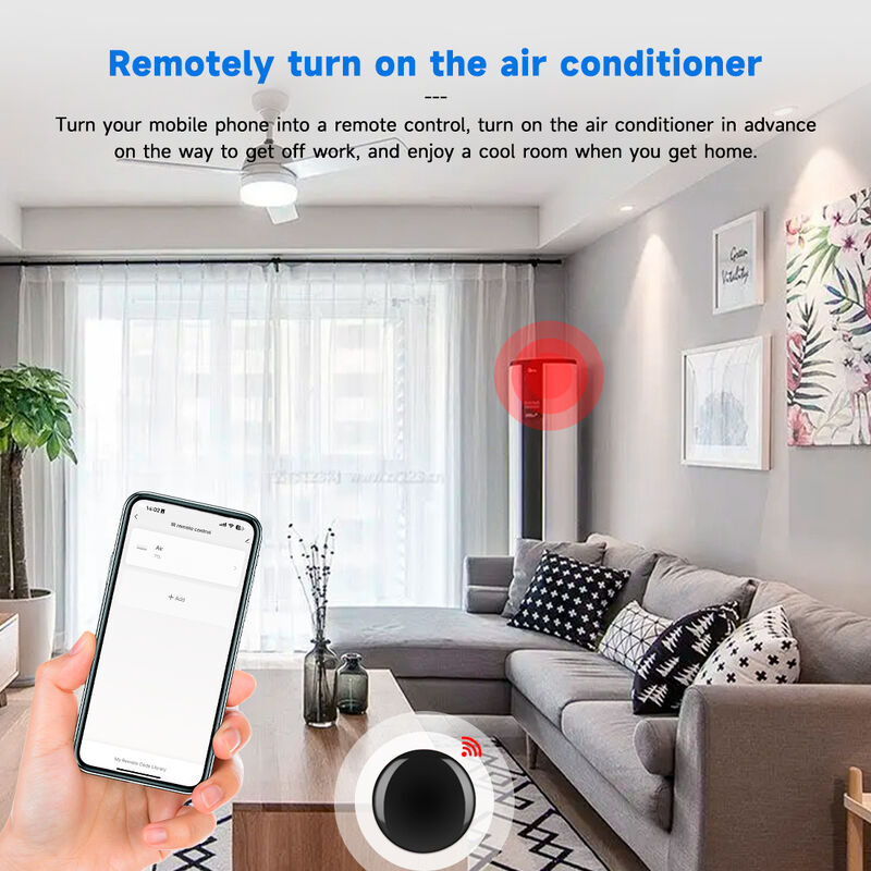 Tuya ZigBee Smart IR Remote Control Universal Infrared Blaster with DIY Learning Function, 360° Coverage, Voice Control, Works with Alexa & Google Home (Requires Tuya Wired ZigBee Gateway)