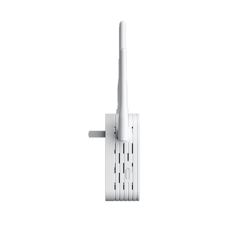 300Mbps WiFi Range Extender, 4-Antenna Wireless Repeater, 2.4G Signal Booster with Dual Ethernet Ports, AP/Relay Mode, Wall-Through Coverage for Home & Office