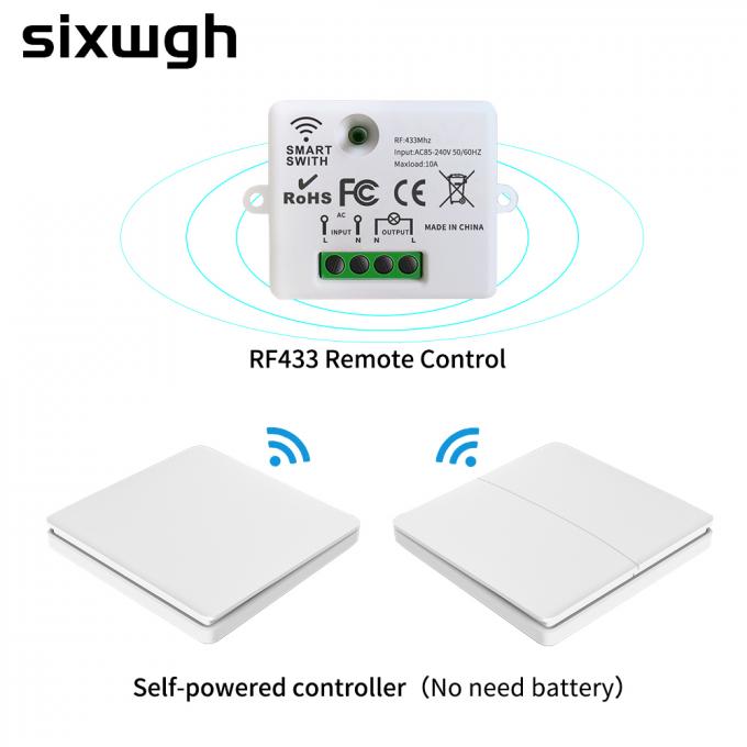 Tuya Alexa Timer Smart Switch 10A Модуль ретрансляции Работа Удаленный умный переключатель поддержка Google Alexa голосовое управление легкая установка 3