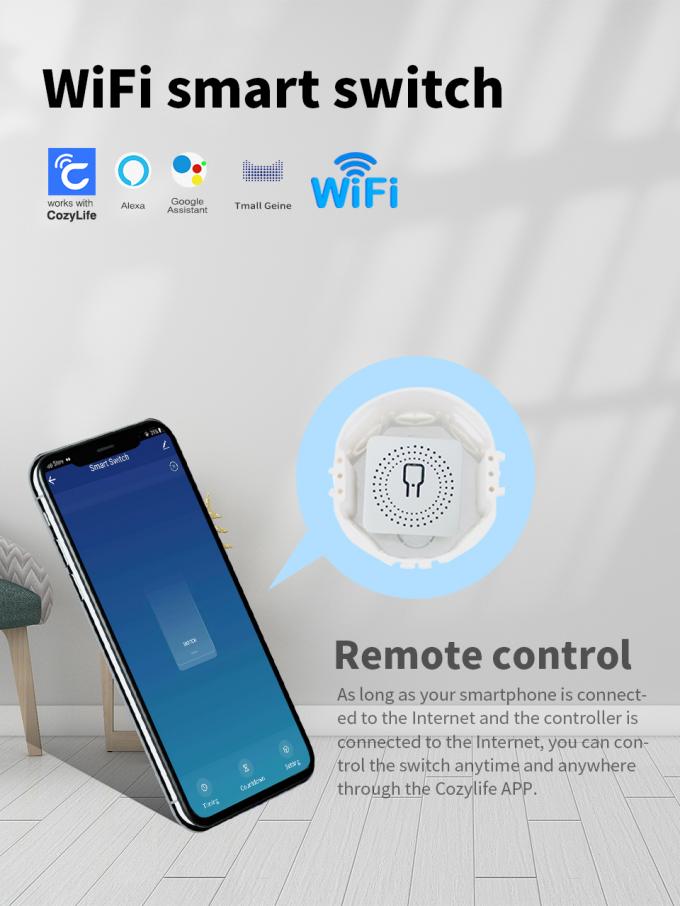 DIY MINI Homekit Настенный переключатель кнопки Модификатор Реле Модуль Работа с tuya wifi приложение поддержка функции голосового управления 0