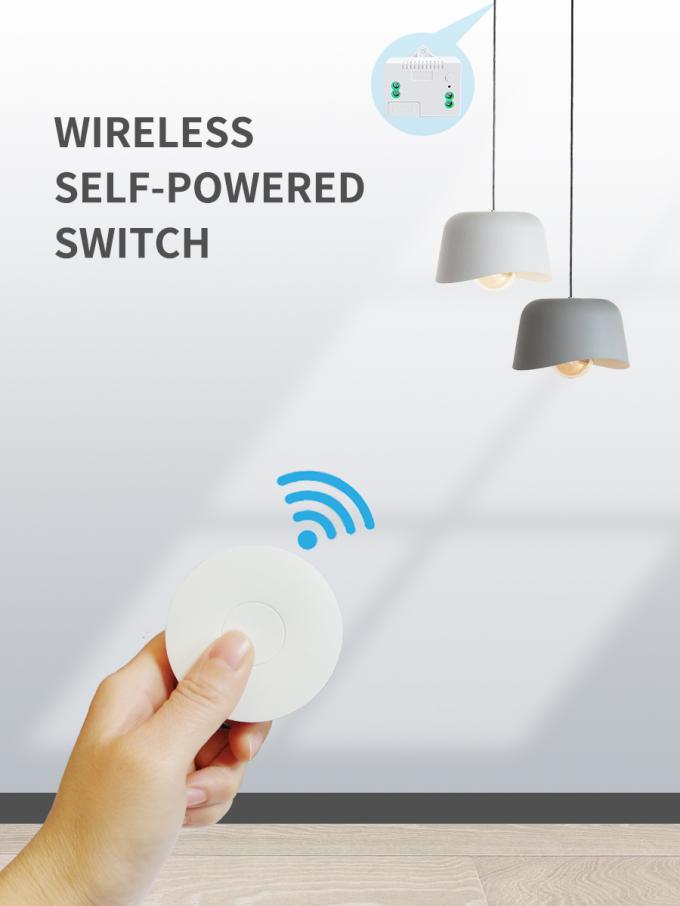 Выключатель стены переключателя регулятора RF433Mhz само- приведенный в действие водоустойчивый удаленный 0